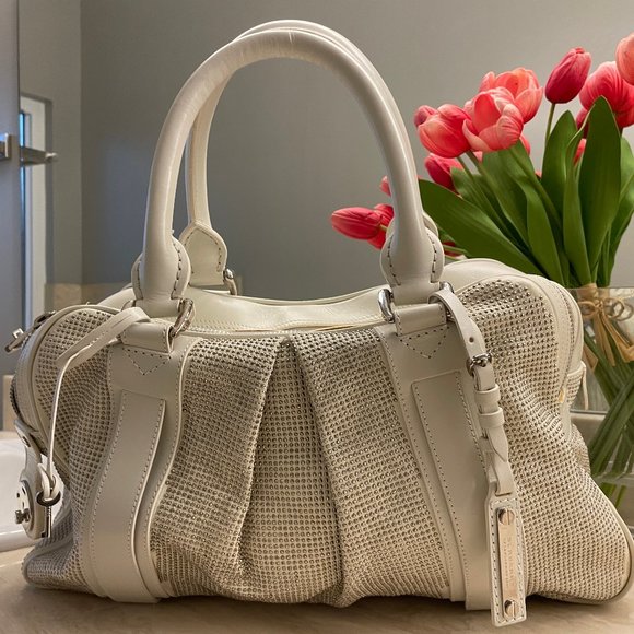 Burberry Handbags - Burberry Leather Prorsum Studded Ashbury Knight Satchel